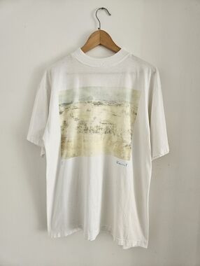 Vintage Van Gogh Art Shirt XL Landscape Impressionist Painting Single Stitch 90s